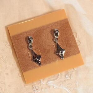 Y2K Dainty Silver-Tone Star Earrings